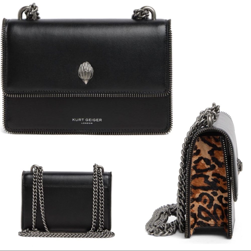 Kurt Geiger Shoreditch bag black/leopard